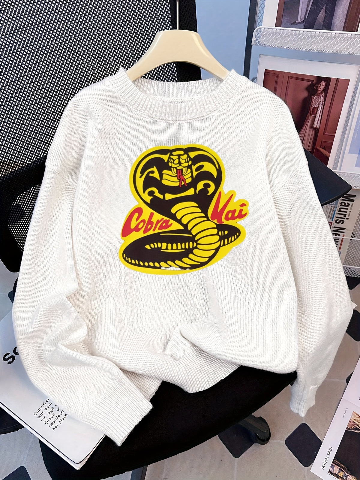 King Cobra Statement Sweater