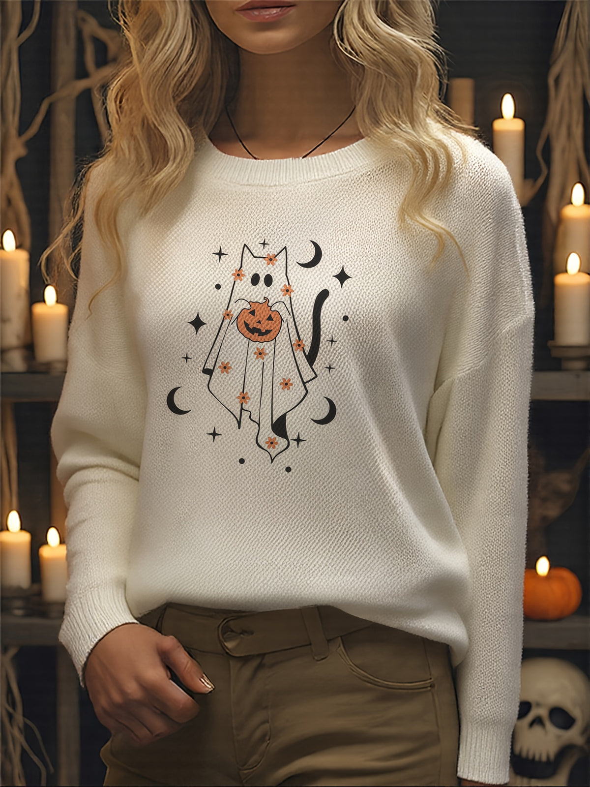 Spooky Sky Spirits Sweater