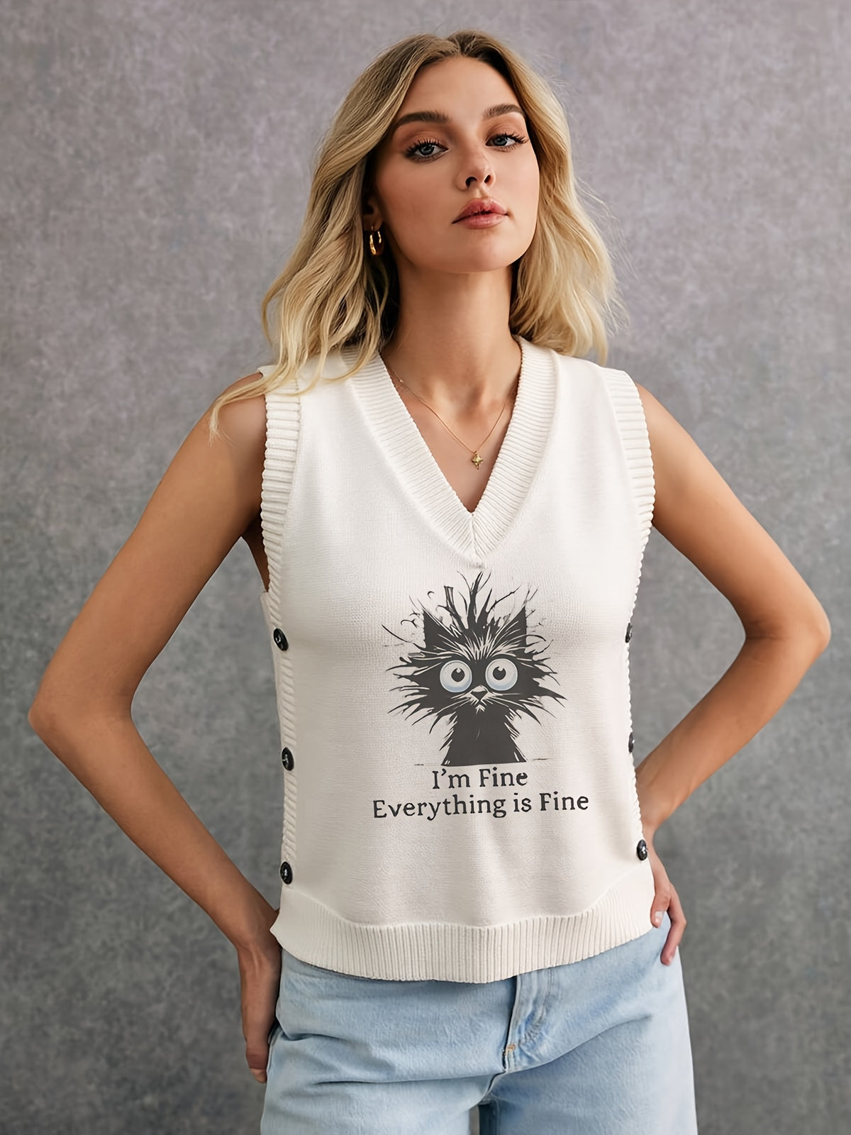 Midnight Cat Vest