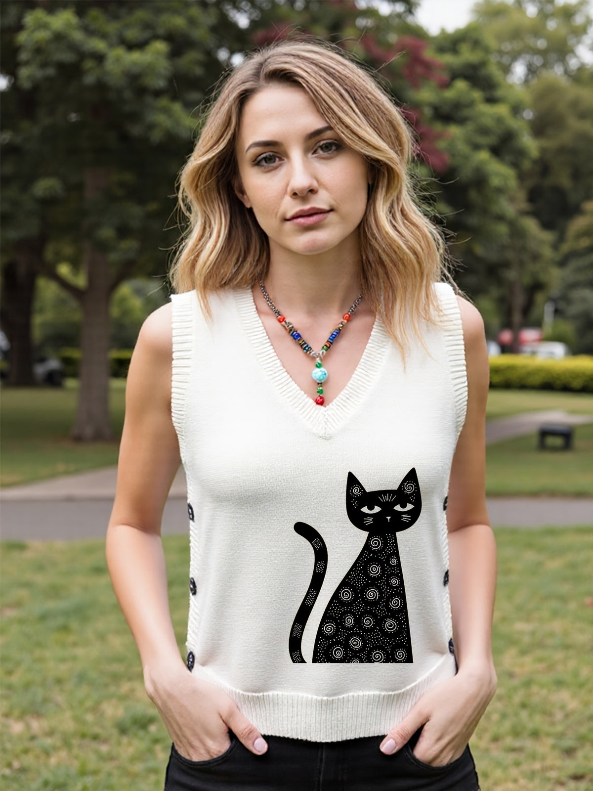 Midnight Meow Vest