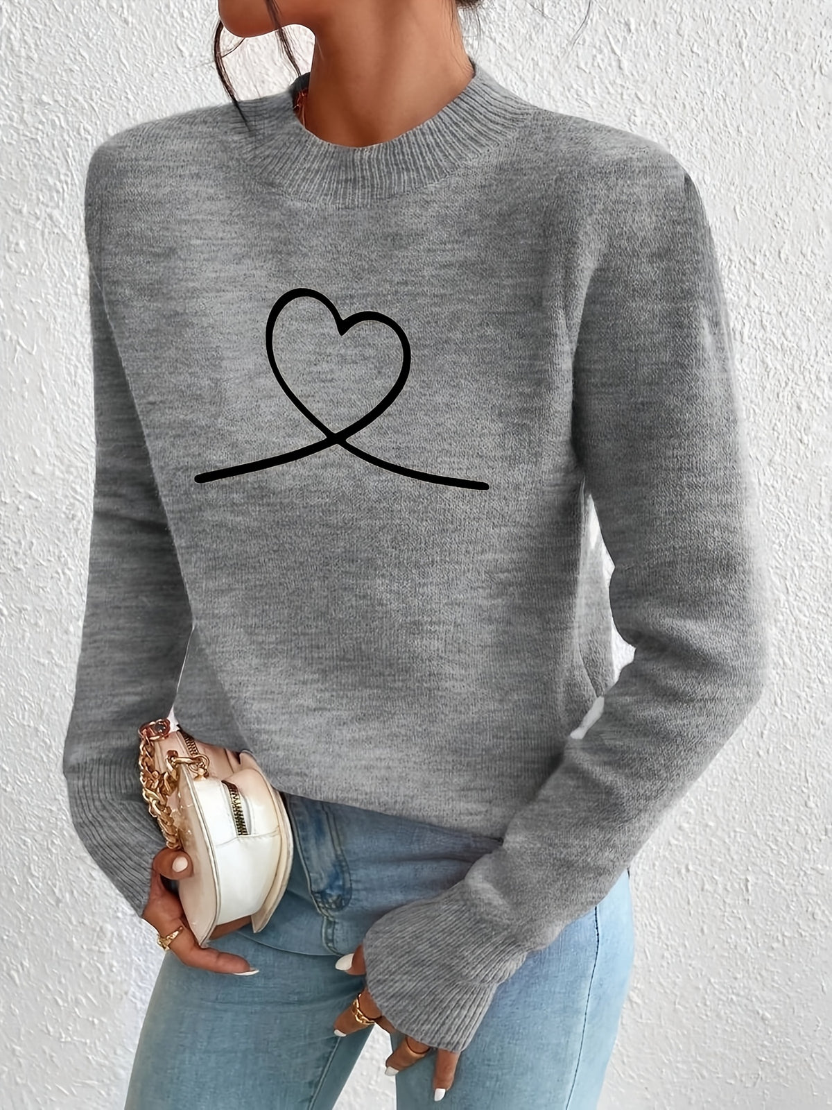 Heart Sketch Sweater